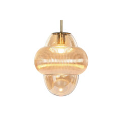 Griestu lampa Home ESPRIT Dzintars Stikls 50 W 30 x 30 x 30 cm cena un informācija | Lustras | 220.lv