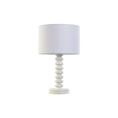 Galda lampa Home ESPRIT Balts Metāls 30 x 30 x 50 cm cena un informācija | Galda lampas | 220.lv