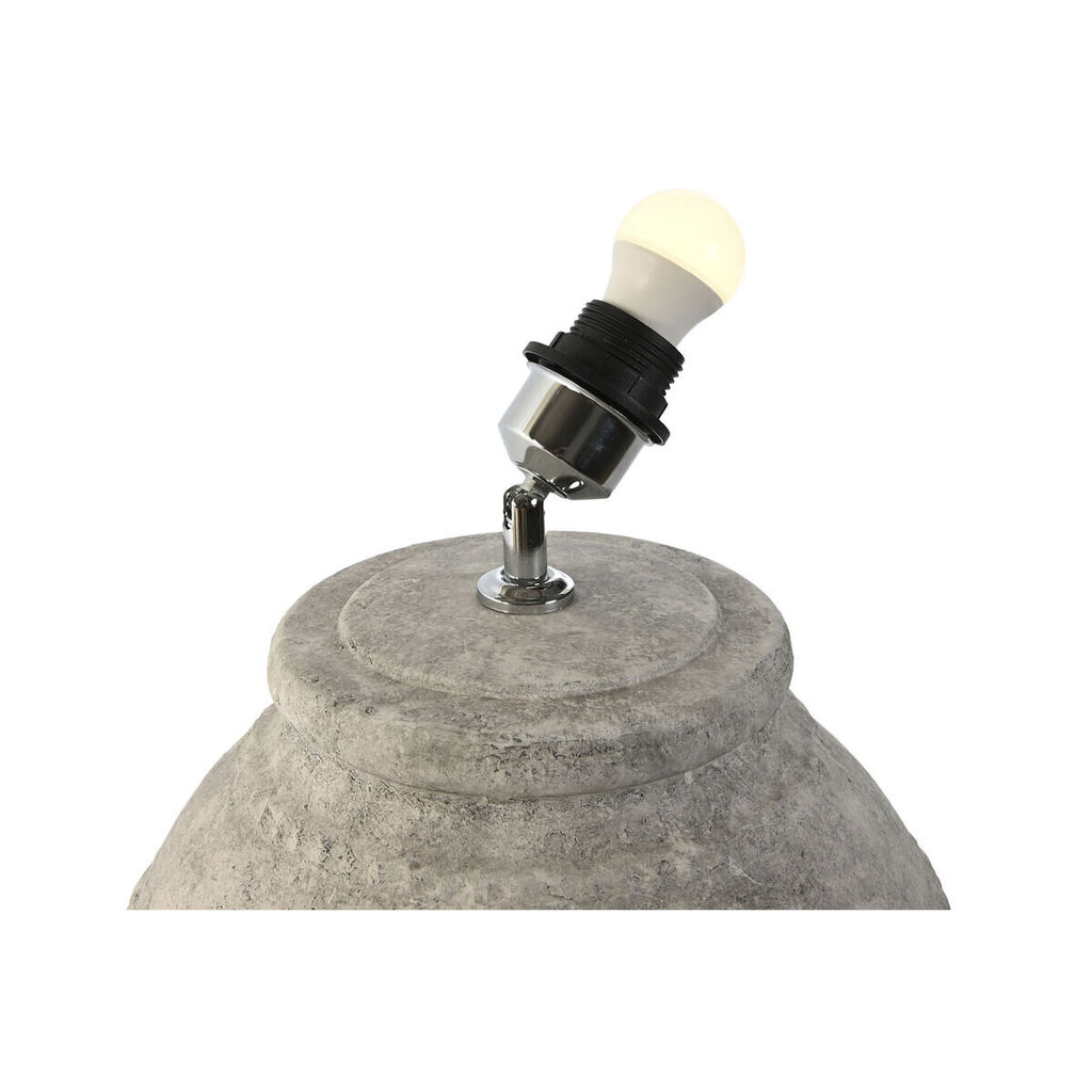 Galda lampa Home ESPRIT Pelēks Cements 31 x 31 x 39 cm cena un informācija | Galda lampas | 220.lv
