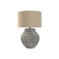 Galda lampa Home ESPRIT Pelēks Cements 31 x 31 x 39 cm цена и информация | Galda lampas | 220.lv