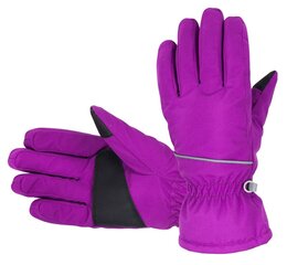 Детские утепленные перчатки Hofler 183642 01, тёмно-лиловый 183642*01-XL цена и информация | Шапки, перчатки, шарфы для девочек | 220.lv