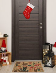 Decora Ziemassvētku durvju paklājs, 40x60 cm cena un informācija | Kājslauķi | 220.lv
