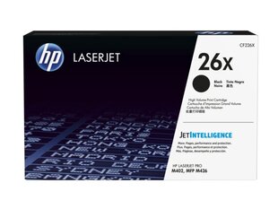 Картридж HP № 26X, черный (CF226X) (спецификация) цена и информация | Картриджи для лазерных принтеров | 220.lv