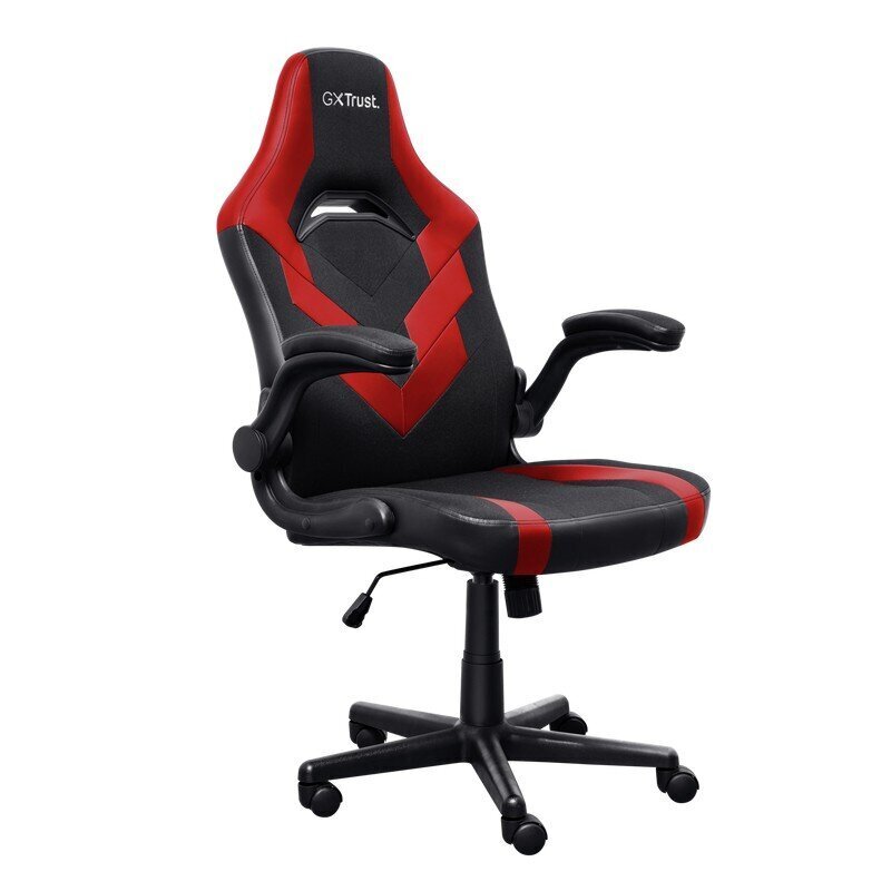 Ergonomisks krēsls Trust Gaming GXT 703R Riye, melns/sarkans cena un informācija | Biroja krēsli | 220.lv