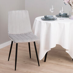 ГОЛИК бархатный стул, светло-серый, 44x57x88 см цена и информация | Стулья для кухни и столовой | 220.lv