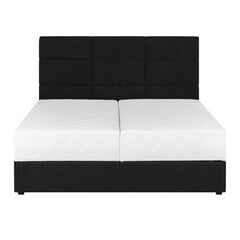 Континентальная кровать LEIKO 160x200см, черный цена и информация | Кровати | 220.lv