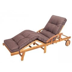 Удобная и простая в сборке подушка для садового кресла  Sales Core, 201x55x8 cm - коричневый цена и информация | Подушки, наволочки, чехлы | 220.lv
