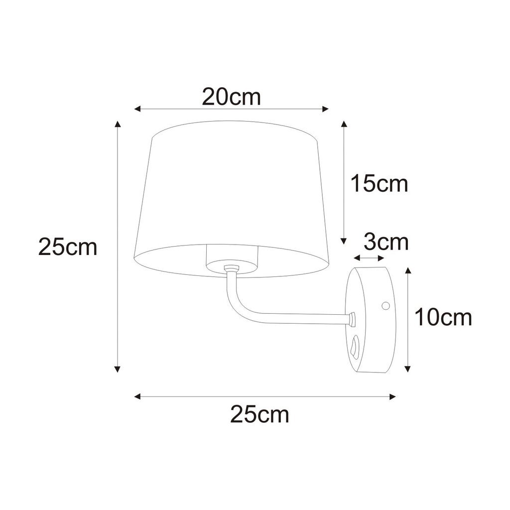 Sienas lampa V-4371 cena un informācija | Sienas lampas | 220.lv