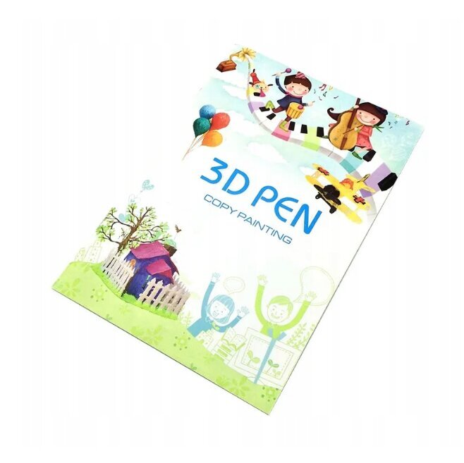 3D pildspalvu veidņu grāmata A4, 40 lappuses cena un informācija | Smart ierīces un piederumi | 220.lv