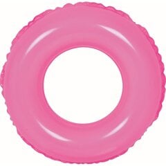 Piepūšamais peldēšanas ritenis 60 cm, rozā krāsā cena un informācija | Piepūšamās rotaļlietas un pludmales preces | 220.lv