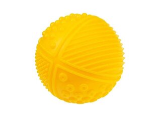 TULLO 4 текстурный сенсорный мяч, желтый цена и информация | Аксессуары для массажа | 220.lv