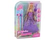 Princeses lelle ar violetu kleitu cena un informācija | Rotaļlietas meitenēm | 220.lv