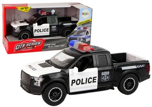 Полицейская машина со звуковыми и световыми эффектами, черная цена и информация | Игрушки для мальчиков | 220.lv