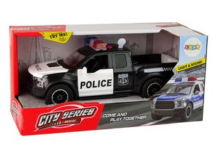 Policijas automašīna ar skaņas un gaismas efektiem, melna cena un informācija | Rotaļlietas zēniem | 220.lv