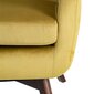Atzveltnes krēsls, 75x83x103 cm, dzeltens цена и информация | Atpūtas krēsli | 220.lv