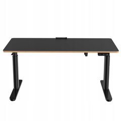 Rakstāmgalds Ultradesk Pulsar, 120x60x65 cm, melns цена и информация | Компьютерные, письменные столы | 220.lv