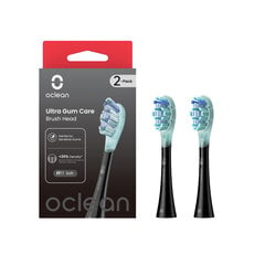 Oclean Ultra Gum Care Brush Head 2-PK UG02 B02 Black cena un informācija | Elektriskās zobu birstes | 220.lv