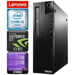 Prece ar bojājumu. Lenovo M83 SFF i3-4160 4GB 120SSD GT1030 2GB DVD WIN10PRO/W7P [refurbished] cena un informācija | Preces ar bojājumiem | 220.lv