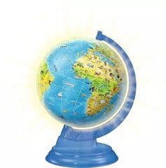 3D Puzle Ravensburger izgaismots globuss, 188 d. цена и информация | Пазлы | 220.lv