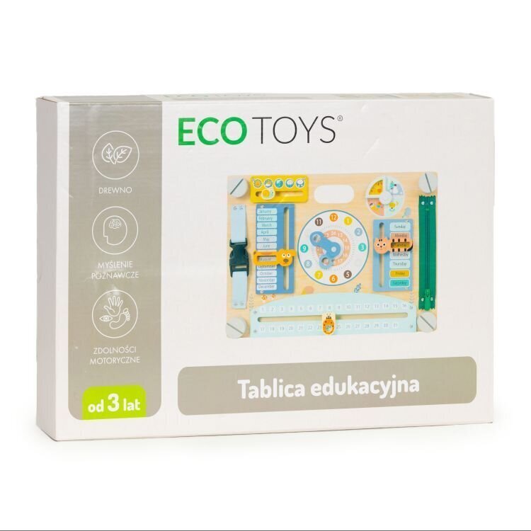 Sensorais dēlis bērniem Eco Toys, TL813007 cena un informācija | Attīstošās rotaļlietas | 220.lv