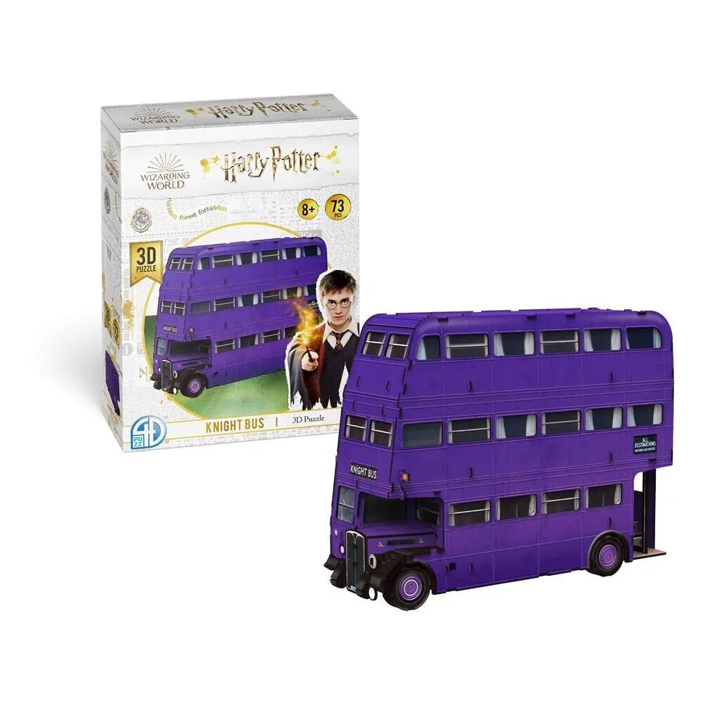 3D Puzzle Harijs Poters Bruņinieks Autobuss. 73 d. цена и информация | Puzles, 3D puzles | 220.lv