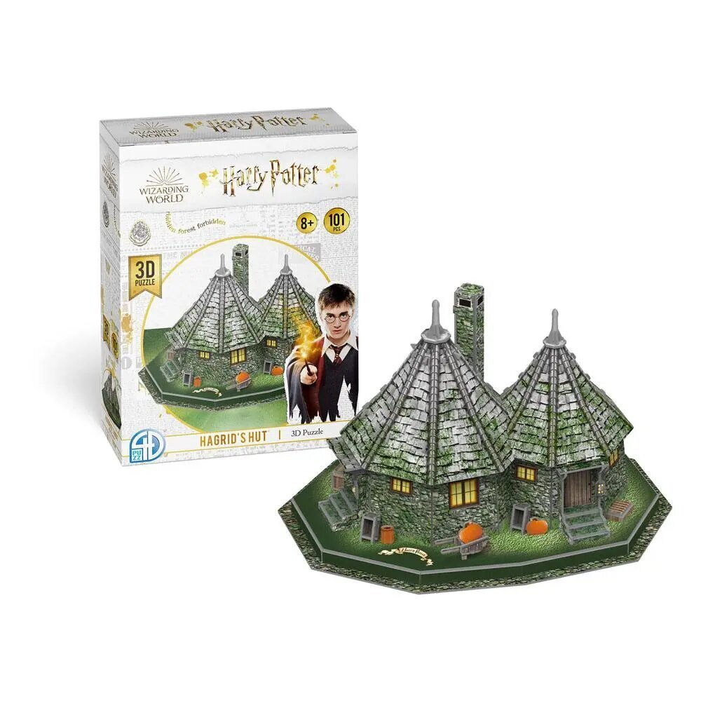 3D puzzle Harijs Poters Hagrīda būda, 101 d. цена и информация | Puzles, 3D puzles | 220.lv