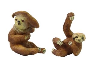 Набор из 2 фигурок ленивца Фигурка ленивца и молодого ленивца цена и информация | Игрушки для мальчиков | 220.lv