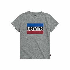 Krekls ar Īsām Piedurknēm Levi's Sportswear Logo B Tumši pelēks цена и информация | Рубашки для мальчиков | 220.lv