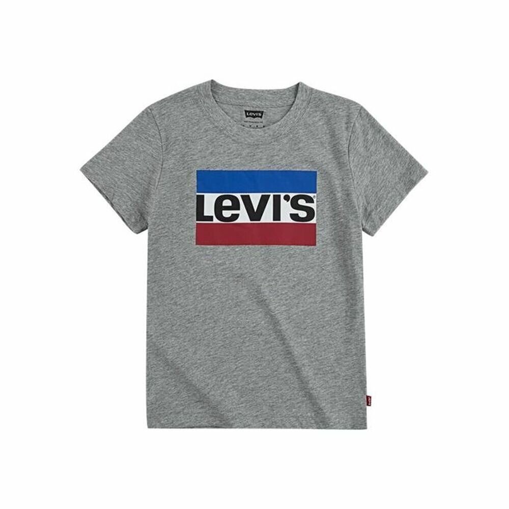 Krekls ar Īsām Piedurknēm Levi's Sportswear Logo B Tumši pelēks cena un informācija | Zēnu krekli | 220.lv