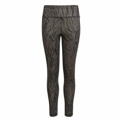 Sporta Šorti Bērniem Adidas 7/8 Sport Animal Print Melns cena un informācija | Bikses meitenēm | 220.lv