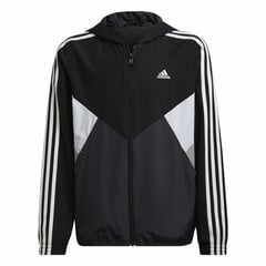 Детская спортивная куртка Adidas Coupe-Vent Colorblock Чёрный цена и информация | Свитеры, жилетки, пиджаки для мальчиков | 220.lv