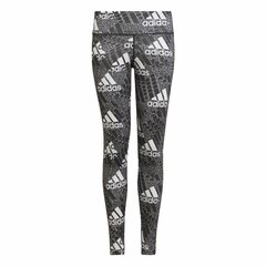 Sporta Legingi Adidas Designed To Move Pelēks Melns цена и информация | Штаны для девочек | 220.lv