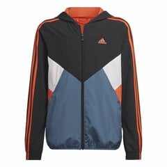 Bērnu Sporta Jaka Adidas Colorblock Melns cena un informācija | Zēnu jakas, džemperi, žaketes, vestes | 220.lv