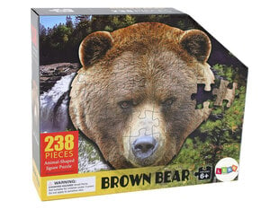 Puzle Lean Toys brunais lācis, 238 d. цена и информация | Пазлы | 220.lv