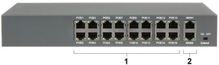 Apti-PoE 1602G-240W cena un informācija | Komutatori (Switch) | 220.lv