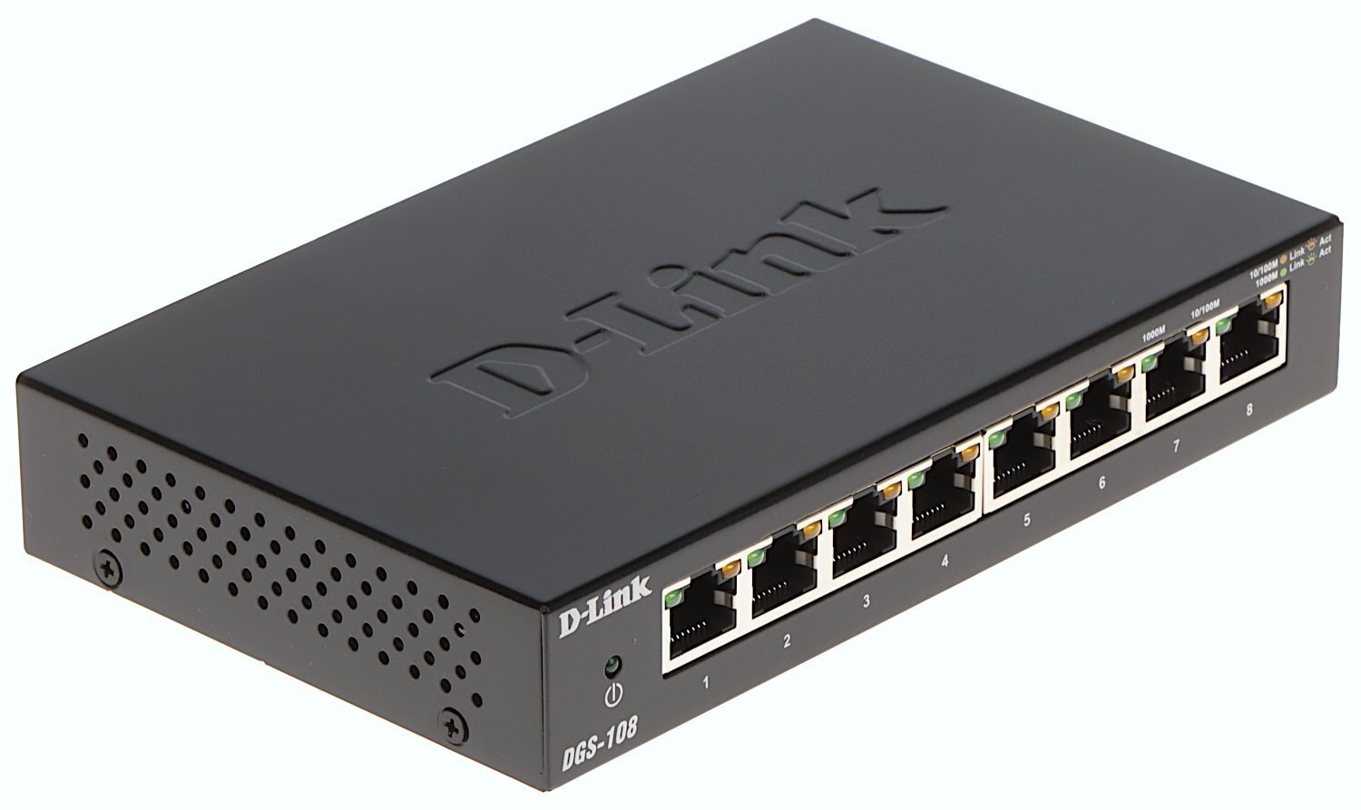 D-Link DGS-108/E cena un informācija | Komutatori (Switch) | 220.lv