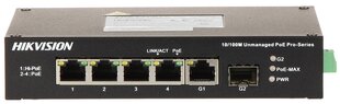 КОММУТАТОР POE DS-3T0306HP-E/HS 4-ПОРТОВЫЙ SFP Hikvision цена и информация | Коммутаторы (Switch) | 220.lv