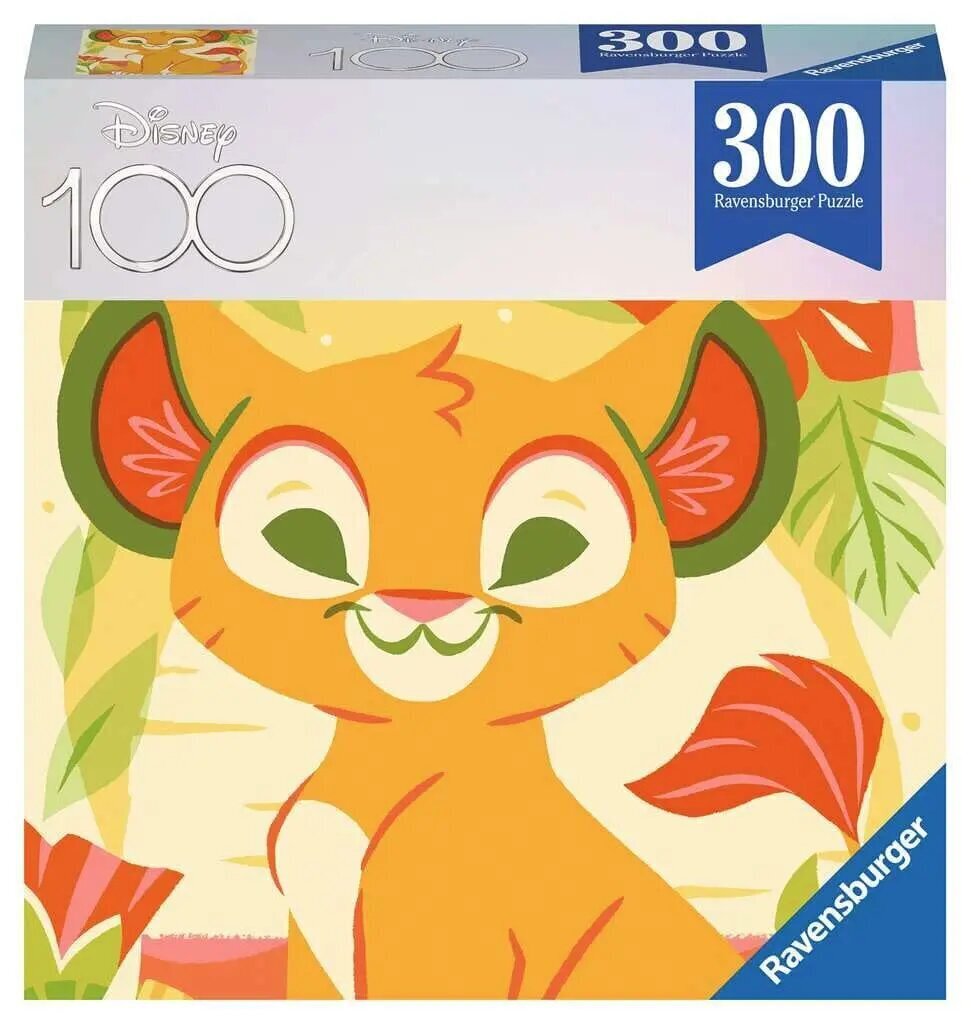 Puzle Ravensburger Disney 100 Simba, 300 d. cena un informācija | Puzles, 3D puzles | 220.lv