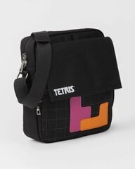 Plecu soma Tetris, melna cena un informācija | Skolas somas | 220.lv