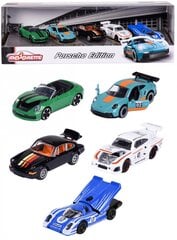 Auto komplekts Majorette Porsche, 5gab. цена и информация | Игрушки для мальчиков | 220.lv