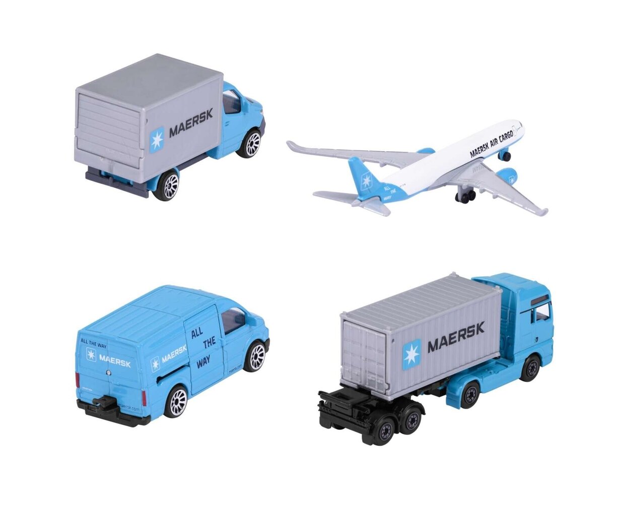Transportu komplekts Dickie Toys, zils, 4 gb. cena un informācija | Rotaļlietas zēniem | 220.lv