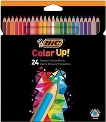 Цветные карандаши Bic Color Up, разноцветный, 24 предмета цена и информация | Принадлежности для рисования, лепки | 220.lv