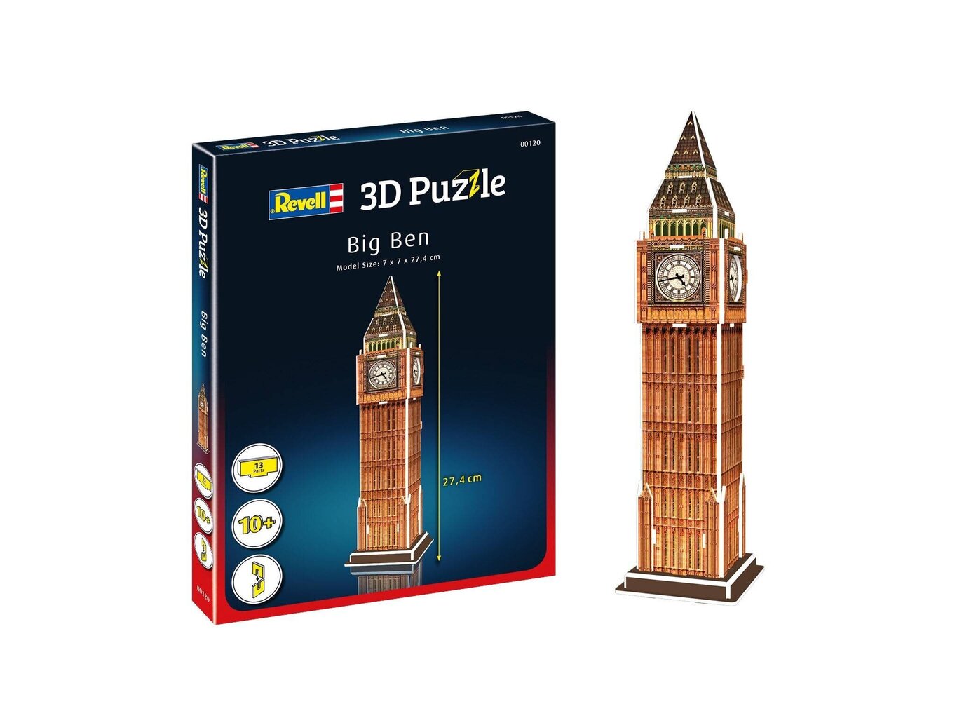 3D puzle Revell Big Ben, 13 gab. cena un informācija | Puzles, 3D puzles | 220.lv