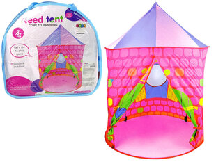 Rotaļu telts bērniem Princess Lean Toys, rozā, 80 cm x 80 cm x 105 cm цена и информация | Детские игровые домики | 220.lv