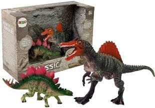 Dinozauru figūru komplekts Lean Toys, 2 gab. cena un informācija | Rotaļlietas zēniem | 220.lv