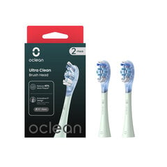 Oclean Ultra Clean Brush Head 2-PK UC01 G02 Green cena un informācija | Elektriskās zobu birstes | 220.lv