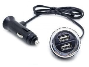 Omega auto lādētājs 2xUSB 3,1A 44806 cena un informācija | Lādētāji un adapteri | 220.lv