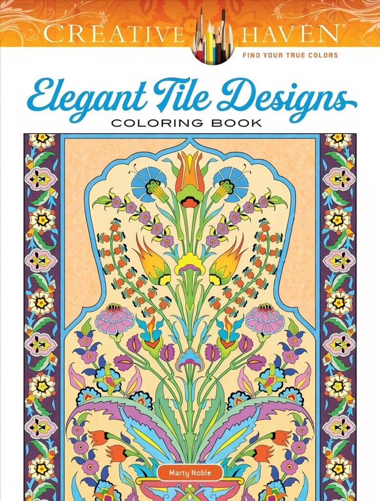 Creative Haven Elegant Tile Designs Coloring Book cena un informācija | Grāmatas par veselīgu dzīvesveidu un uzturu | 220.lv