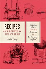 Recipes and Everyday Knowledge: Medicine, Science, and the Household in Early Modern England cena un informācija | Vēstures grāmatas | 220.lv