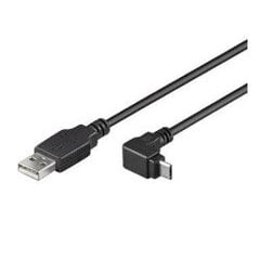 PremiumCord Micro USB 2.0 Cable, A-B, 90° connector, 1.8m цена и информация | Кабели для телефонов | 220.lv